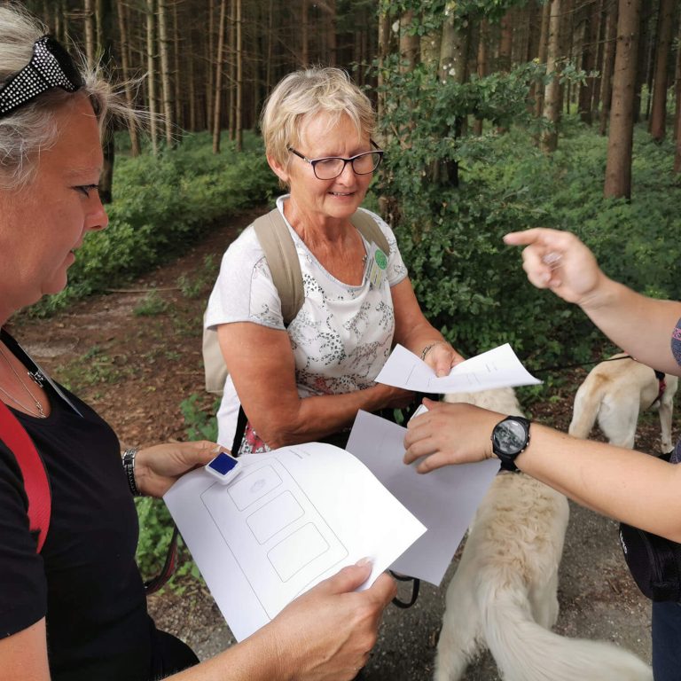 Mantrailing Fingerabdrücke